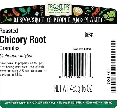 Frontier Co-op Roasted Chicory Root Granules 1lb - Chicory Root Coffee Substitute Alternative - Image 2