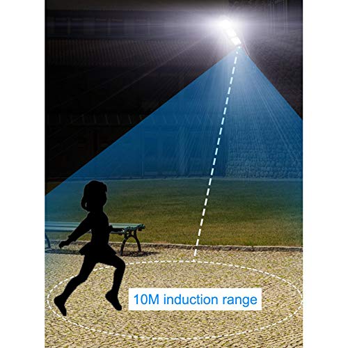 gazechimp Solares Externas 60 LEDs 3 Modos de Iluminação, de Segurança com Sensor de ， IP65 à D'águ