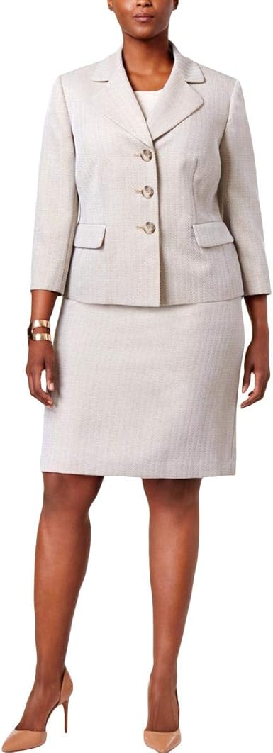 plus size skirt suit