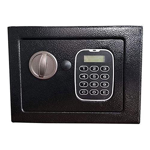 Coffre-fort numérique RLKHXBS 23x17x17cm noir avec fente de dépôt pour argent et clés