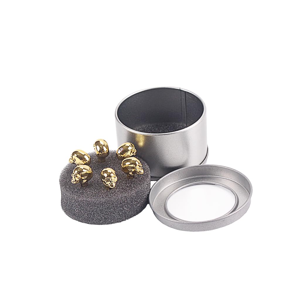 RuiJOTWAT Acoustic Guitar Bridge Pins, zinc alloy Gold - Image 2