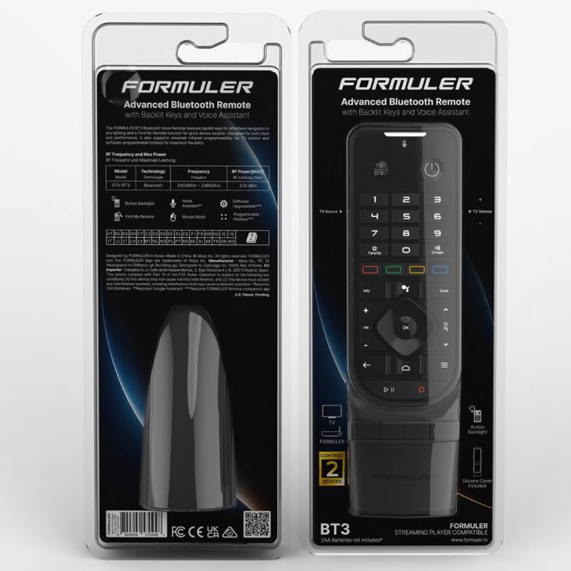 Formuler GTV-BT3 - Bluetooth avec Boutons Rétroéclairés