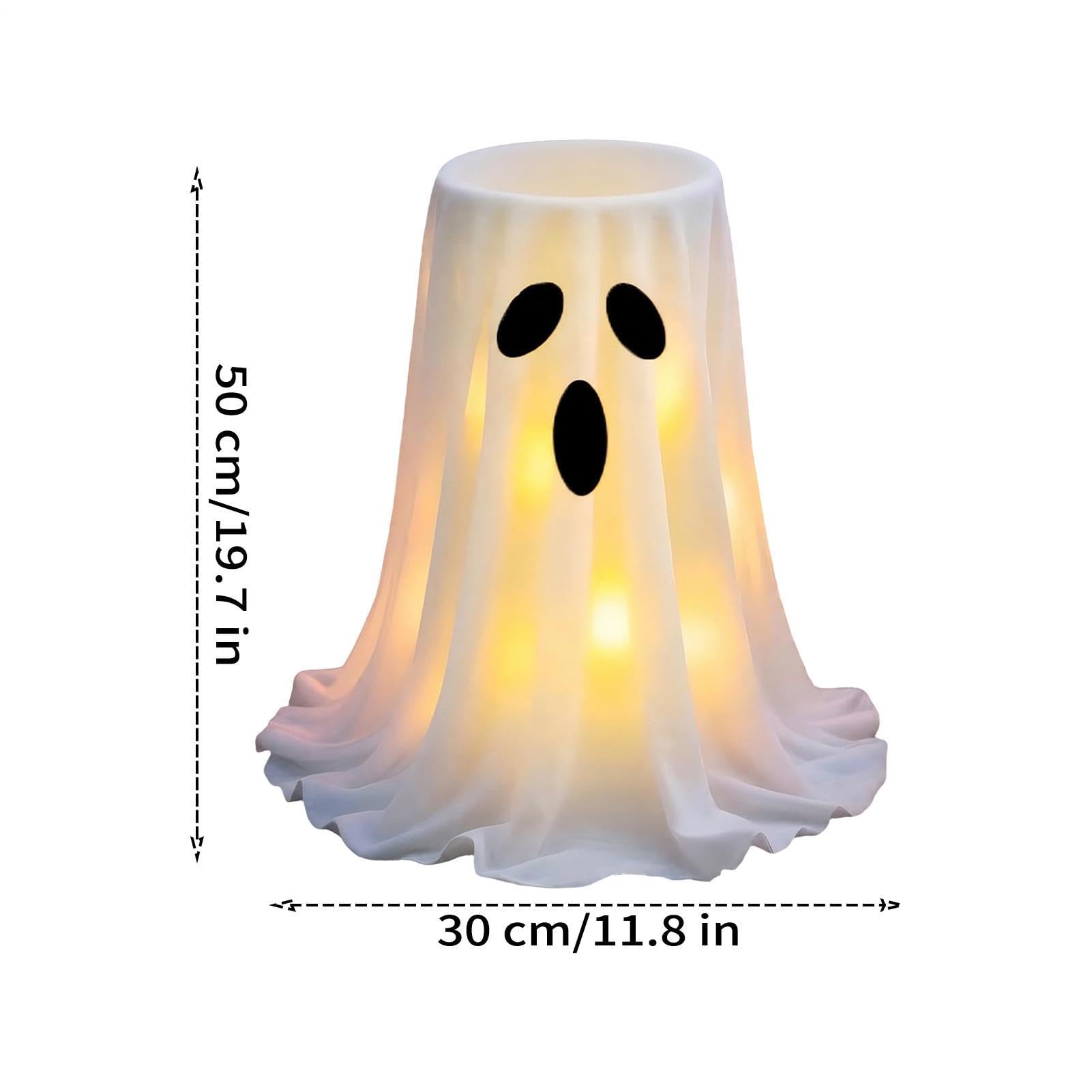 Zewnętrzny Na Cukierki Z Duchem Świecąca Dekoracja Duch Halloween
