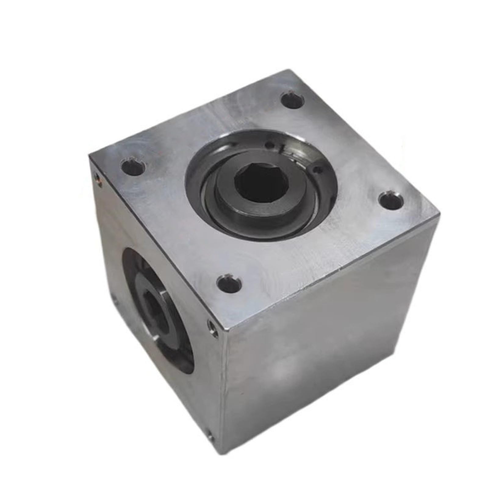 Angle Steering 1 to 1 90 Degree Steering Corner Device Dual Output Shaft Steering Gearbox 8mm Hole Commutator Angle Reducer Driving Change(10mm Hole)