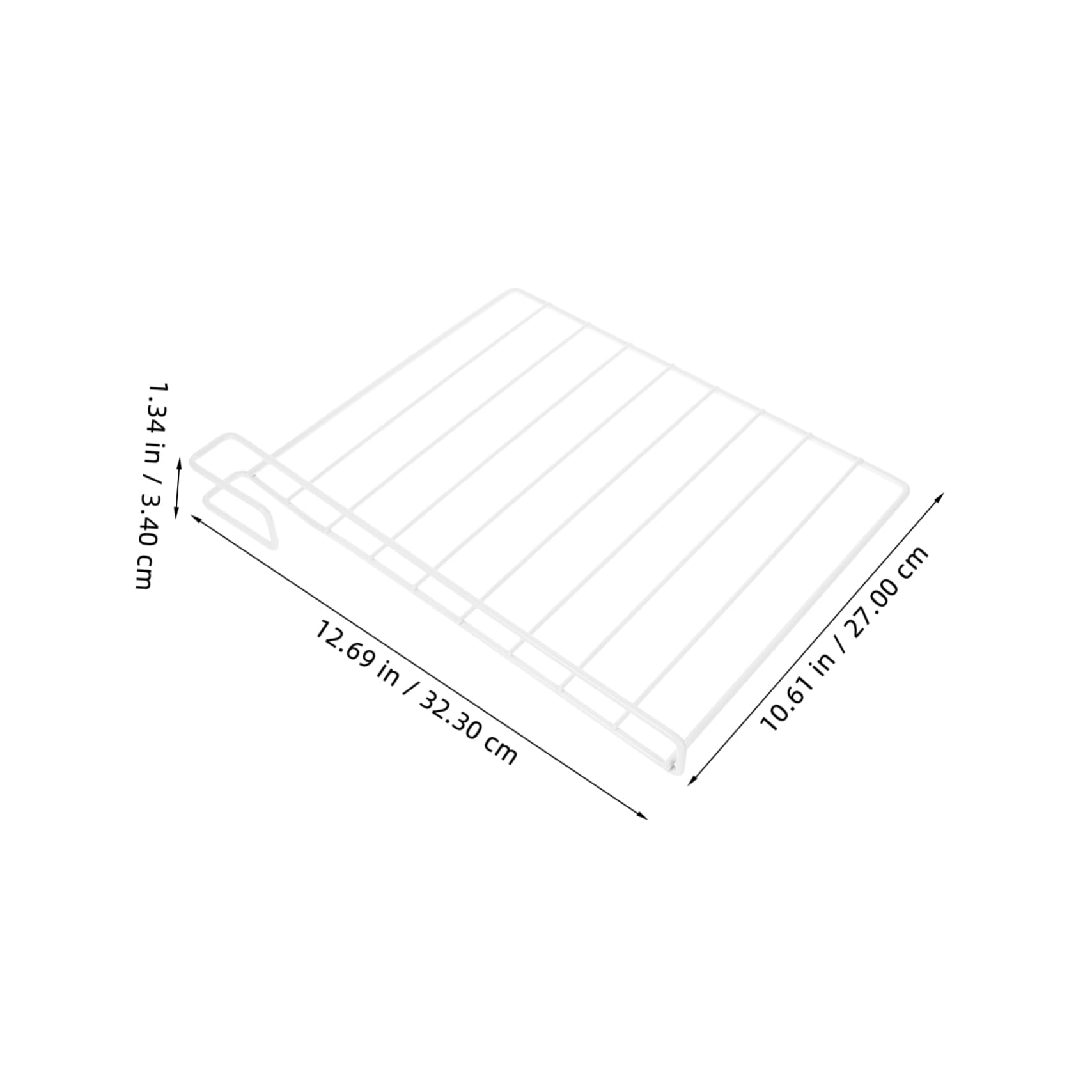 Cabilock Vertical Closet Shelf Divider Wire Separator for Efficient Organization Compact No Drill Installation for Clothes and Books Storage