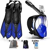 Perfecto para Todos: diseñado para el buceo de superficie de ocio, ahorrando tiempo jugando con el equipo y pasando más tiempo disfrutando de su experiencia de esnórquel. Apto para todas las edades, principiantes y expertos y niños y adultos.