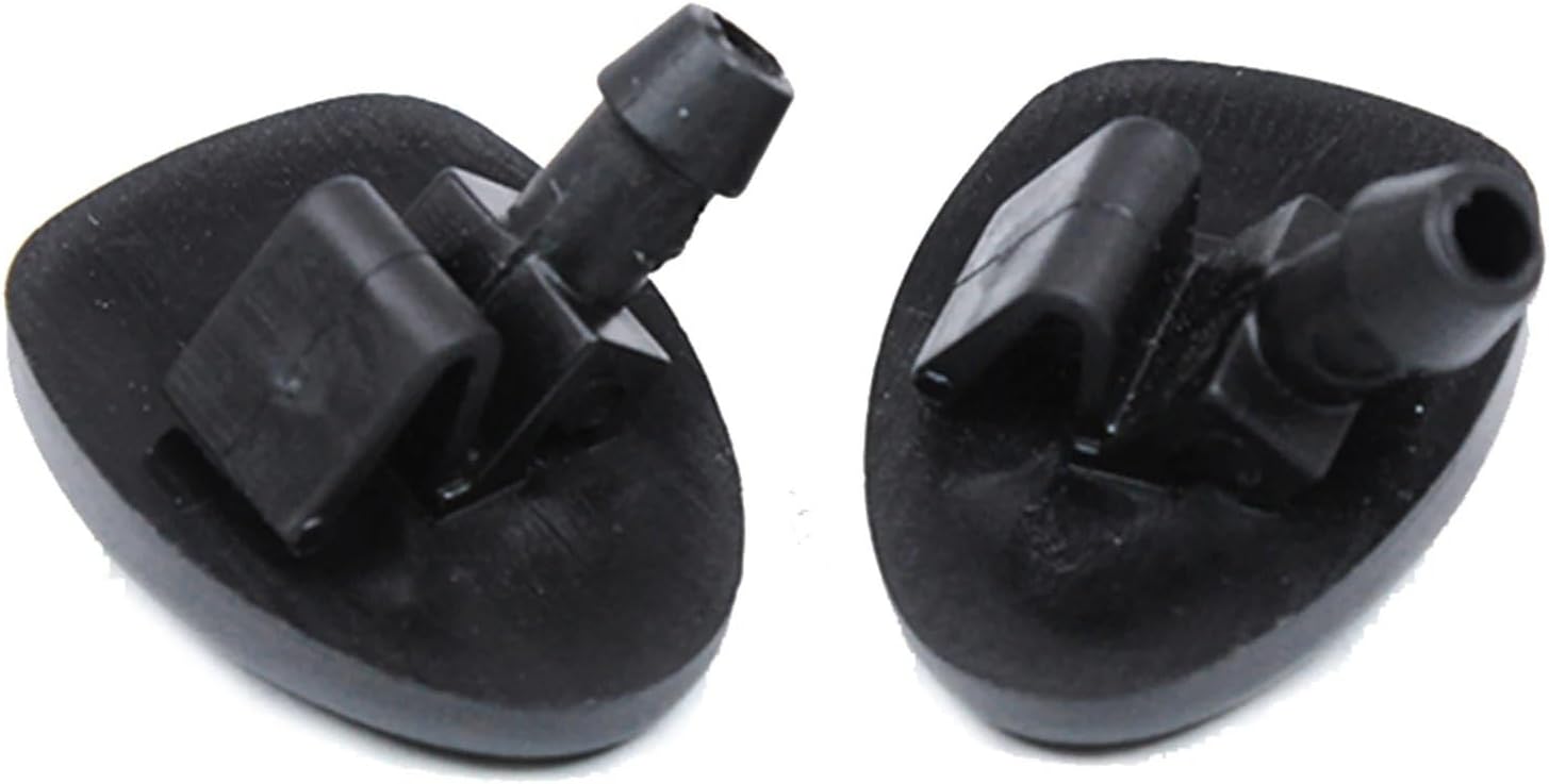 Compatible with Citroen for C2 MK1 2003-2009 for C5 MK2 2007-2017 OEM: 6438J2 6438E6 2Pcs Car Front Windshield Wiper Water Washer Nozzle Windshield Washer Nozzles