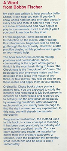 Bobby Fischer Teaches Chess, B0007DK5D2 Book Cover