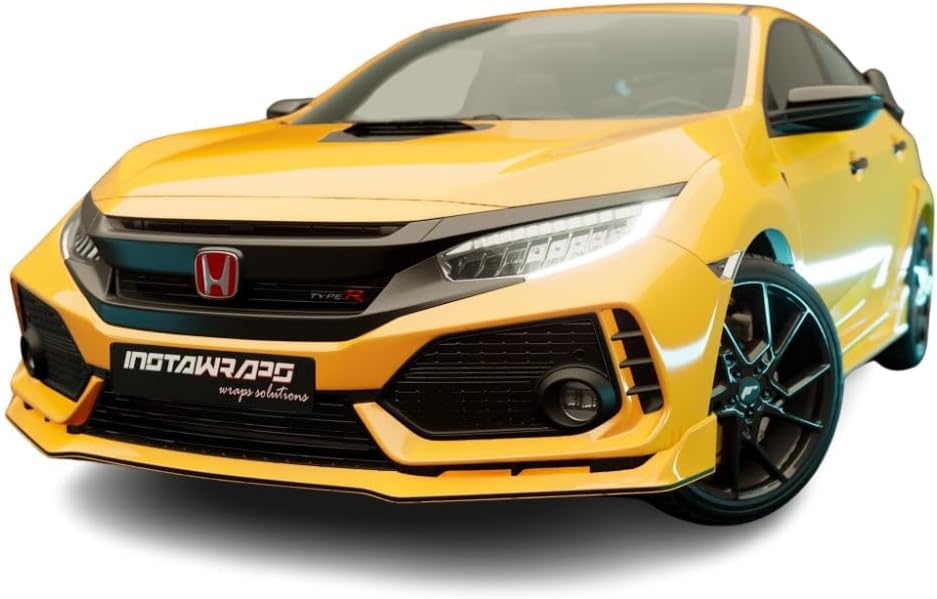3M Car Wrap Roll 2080 High Gloss Bright Yellow | HG15 | (5ft x 8ft (40 Sq/ft)) | Automotive Vinyl Wrap for Cars - Car Interior Wrap & Exterior | w/Free Instawraps Pro Glove