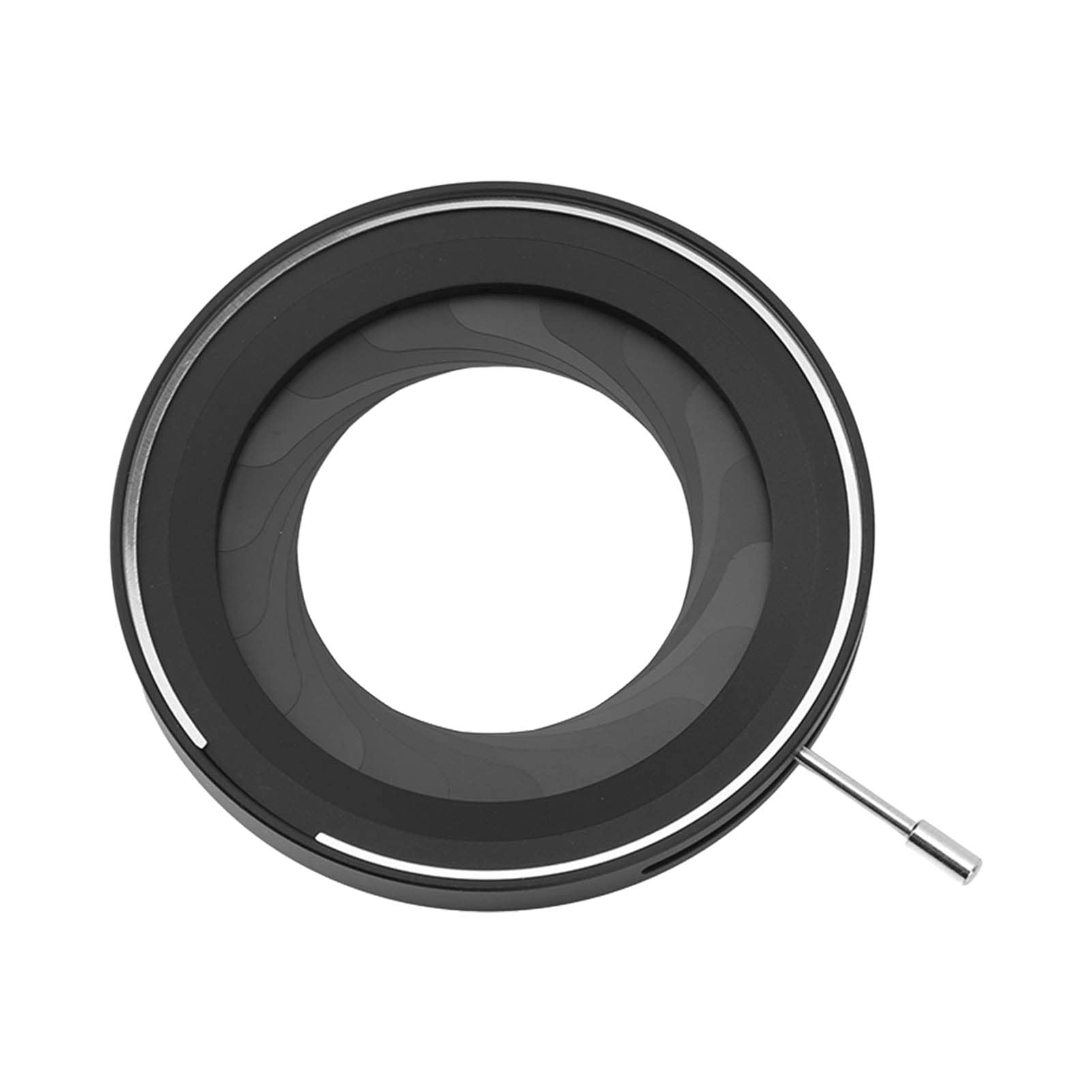 Diafragma de Apertura de Iris Ajustable 4-60 Mm Microscopio Adaptador de Iris Apertura Diafragma de Lente Ajustable Lentes de Diafragma óptico Accesorios para Microscopio de Laboratorio (SK60)