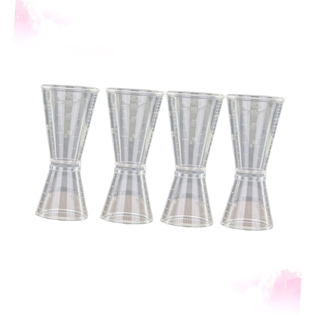 Zerodeko 12piezas Copa Medidora Doble Cabeza Para Cócteles Herramienta De Bar Profesional Para Medir Líquidos Graduaciones Precisos Para Fiestas y Hogar