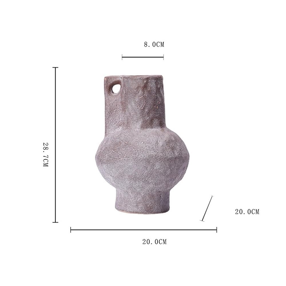 Wazon z kwiatami Vintage Ceramic Vase Arrangement Flower Nieregularne Suszone Kwiaty/Hydroponika Dekoracja Wazony z kwiatami na ozdoby świąteczne
