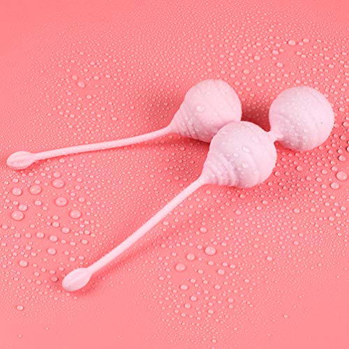 Bola de exercícios de Kegel SUPVOX peso vaginal Geisha esferas de reparo (rosa)