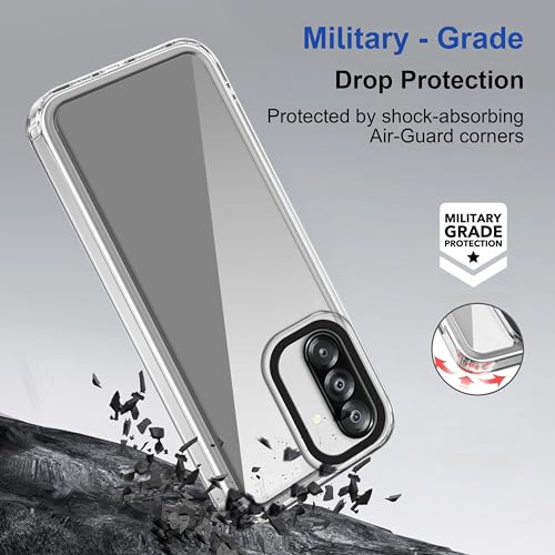 Image of Zapcase Back Case Cover for Samsung Galaxy A26 5G | Compatible for Samsung Galaxy A26 5G Back Cover | Case Cover with Camera Protection | (TPU + PC | Transparent)