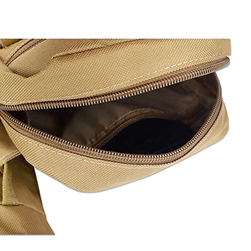 Tactical Waist Pack Pouch With Water Bottle Pocket Holder, Men Travel Waist Bag Hip Belt Bag For Running Hiking Travel Outdoors #TOP6