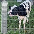 Farm Livestock Fence,Wire Thickness in 1.8mm 4ft×164ft Galvanised Iron Wire Farm Fence Cattle Fence Deer Fence Grassland Fence, for Yard Garden and Animal Protection