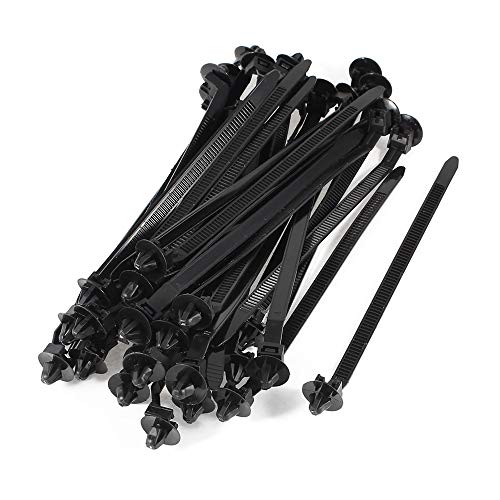Attache câble nylon de qualité supérieure à ancrage robuste 167mm x 6.5mm - 2