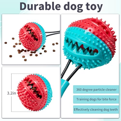 Interactive Dog Toys for Boredom,Suction Cup Dog Tug of War, Indestructible Dog Chew Toys for Aggressive Chewers Enrichment Puppy Chew Toys for Teething with Treat Dispensing Interactive Dog Toys for Boredom,Suction Cup Dog Tug of War, Indestructible Dog Chew Toys for Aggressive Chewers Enrichment Puppy Chew Toys for Teething with Treat Dispensing