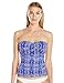 Lark & Ro Swimwear Women's Twist Bandeau Tankini Top