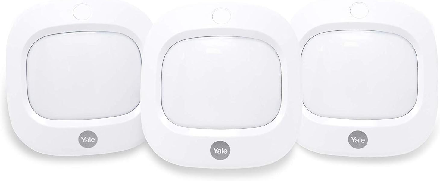 Yale AC-3PIR Sync Alarm Motion Detector 3 Pack- Sync Alarm Accessory - 200m range
