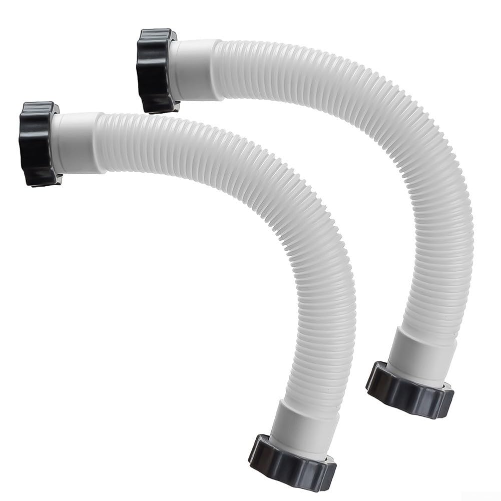 Pool Sand Filter Pump Hose,11535 Interconnecting Hose For Intex 16 Inch, 1.5" Diameter Replacement Hose,For Filter Pumps Sand Pump Systems(2PACK)