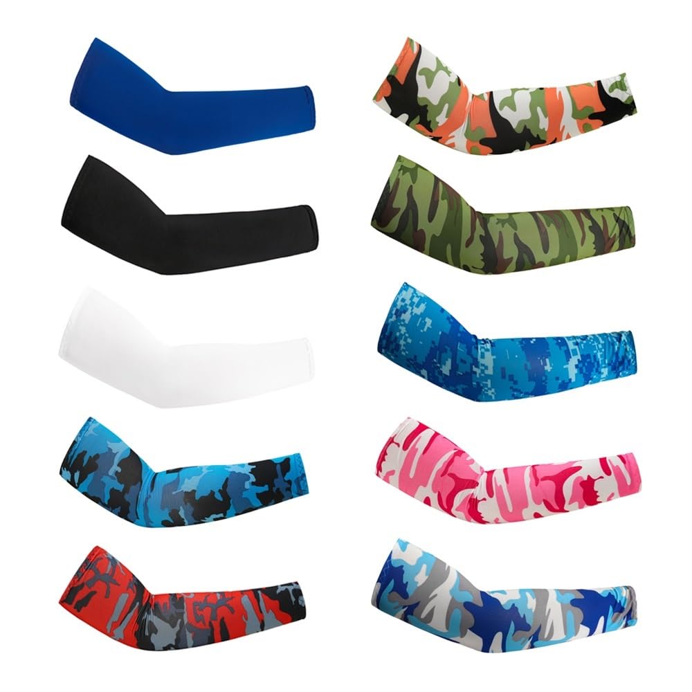 Mangas unisex de enfriamiento para deportes, correr, protección solar UV, para hombres, pesca, ciclismo, ocultación de tatuajes