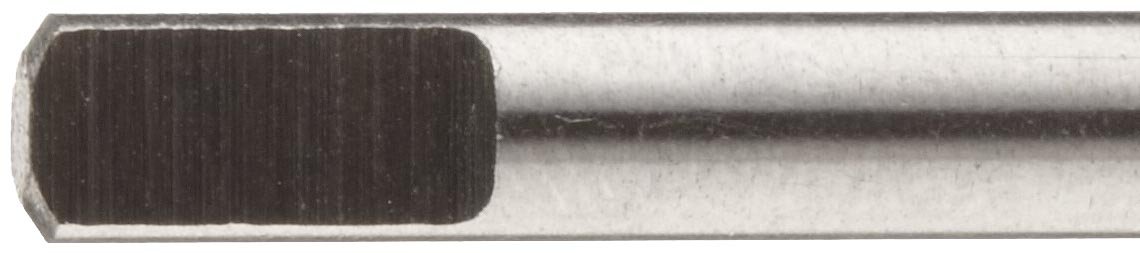 Chicago Latrobe 120DH High-Speed Steel Long Length Drill Bit, Uncoated (Bright) Finish, Round Shank with Tang, Parabolic Flute, 135 Degree Notched Point, 31/64" Size