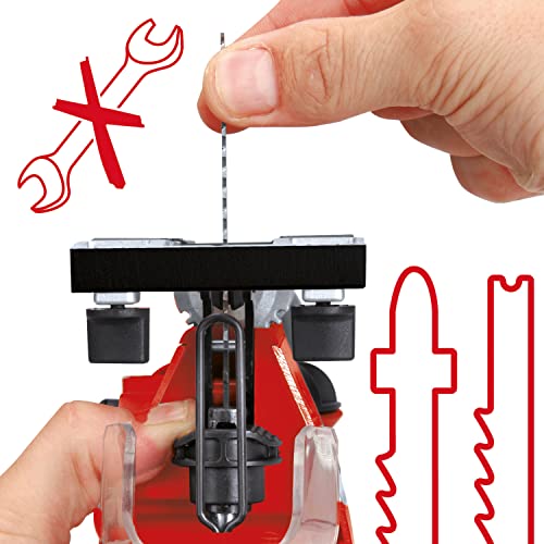 Einhell Tc-Js Power X-Change 18-Volt Cordless 2700 Spm Jig Saw, 4/5-Inch Stroke Length, 45° Max Bevel Angle #TOP4