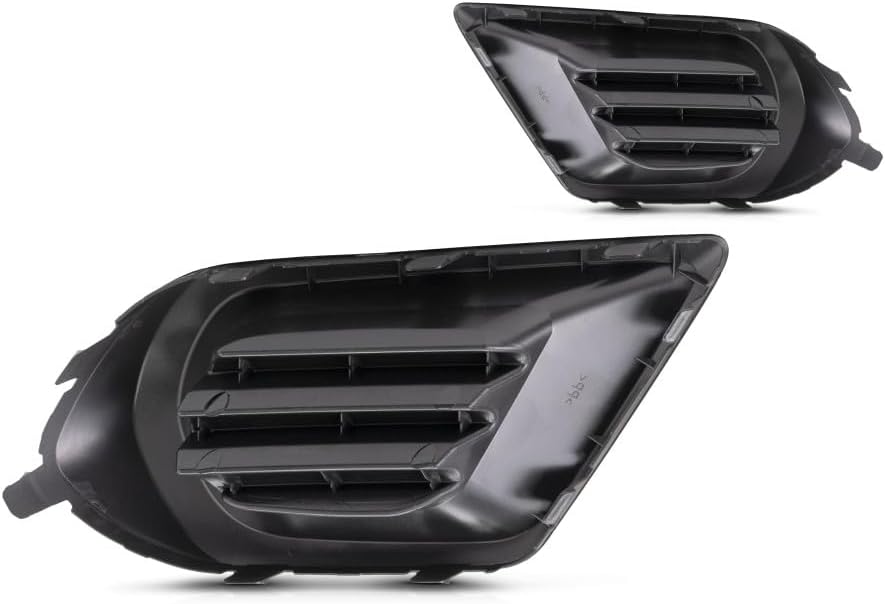 KarParts360 For Subaru Forester 2014 2015 2016 Fog Light Cover Driver And Passenger Side | Pair | Front | Textured Black | 2.5L | Replacement For SU1038104, SU1039104 | 57731SG050, 57731SG040