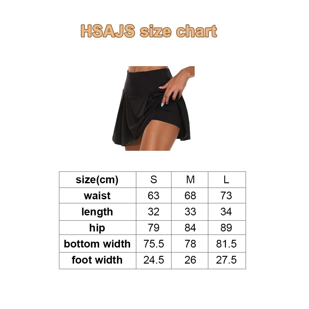 Falda Tenis Mujer Diseño de Cintura Alta Falda Pantalon Cómodo y Transpirable Falda Forma en A Alta Elasticidad Adecuado de Yoga Fitness Gym Tenis al Aire Libre