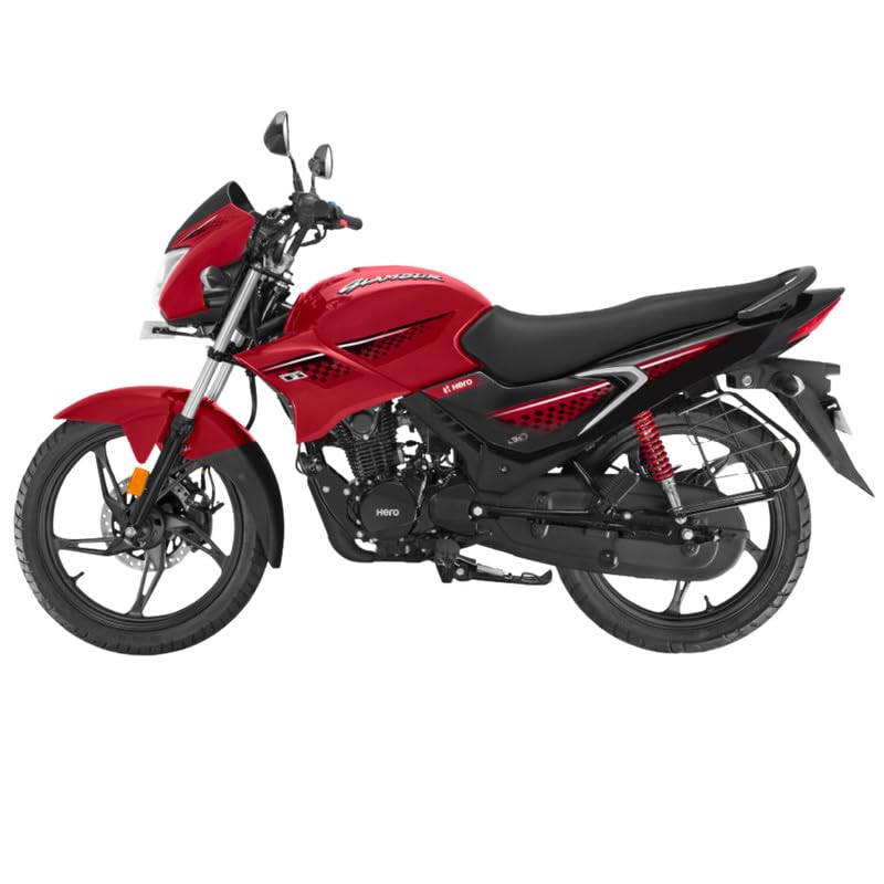 Image of Hero MotoCorp GLAMOUR 125 FI DRSC (OBD2B) Motorcycles /Bike Blazing Red Booking for Ex-Showroom Price
