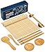 Price comparison product image Sushi Making Kit, STNTUS Sushi Mat, Sushi Roller Mat, Sushi Kit Gift Set, Sushi Making Kit for Beginners, Sushi Rolling Mats, Chopsticks and Holder, Paddle, Speader, Sause Dish, 12 Pcs