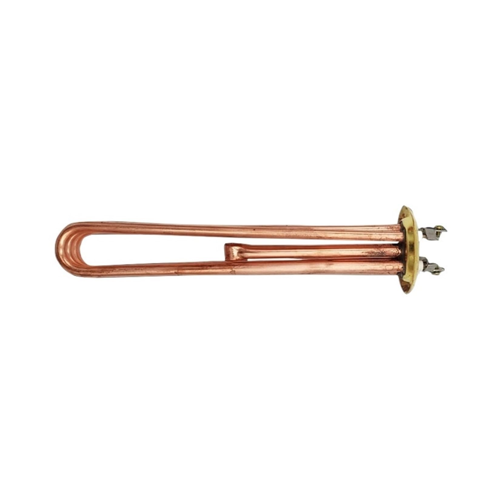 Evpeoetcpc 220V 6Kw 220V/380V Immersion Water Heating Element, 6Kw Immersion Tubular Heater 63Mm Round Flange Copper Heater(220V 6Kw)