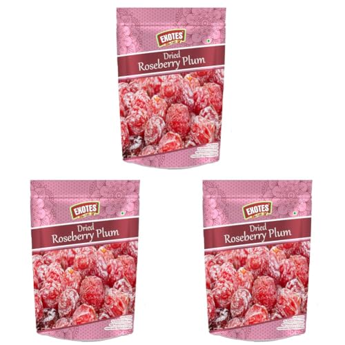 Image of Exotes Dried Fruits Nuts And Seeds (Dried Roseberry Plum, 200Gm) (Pack of 3)