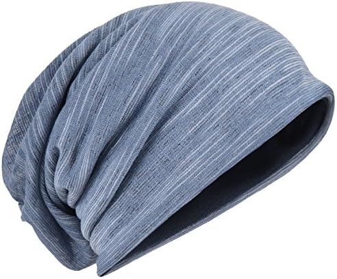 Men Slouch Hollow Beanie Thin Summer Cap Skullcap B011h