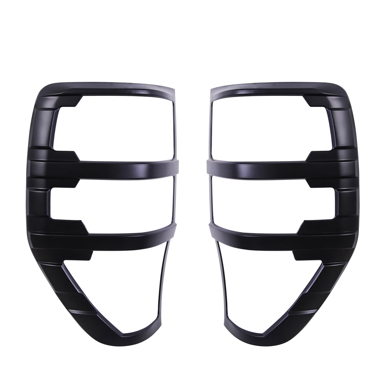 Protección de la cubierta de la luz trasera para Ford Ranger Wildtrak Raptor 2012-2022 T6 T7 T8 XL XLT Limited Tremor MK1 MK2 MK3 Negro (Cubierta de luz trasera)