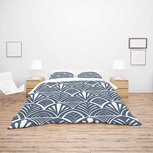 Parure de lit ultra douce facile d'entretien avec 2 taies d'oreiller