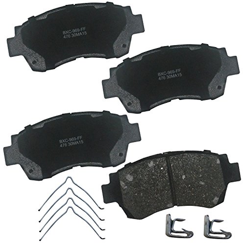 Image of Bendix Premium SBC476 Ceramic Front Brake Pads for Select Models Lexus ES300, LS400, SC300, Toyota Avalon, Camry, Celica, Sienna