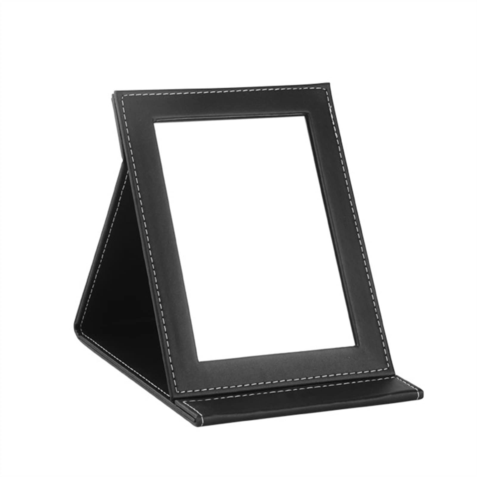 KFGISD, Portable Mirror Foldable Mirror Table Top Bedroom Dormitory Go Out With Vanity Mirror Tabletop Cosmetic Mirror,Tabletop Mirror(Medium)