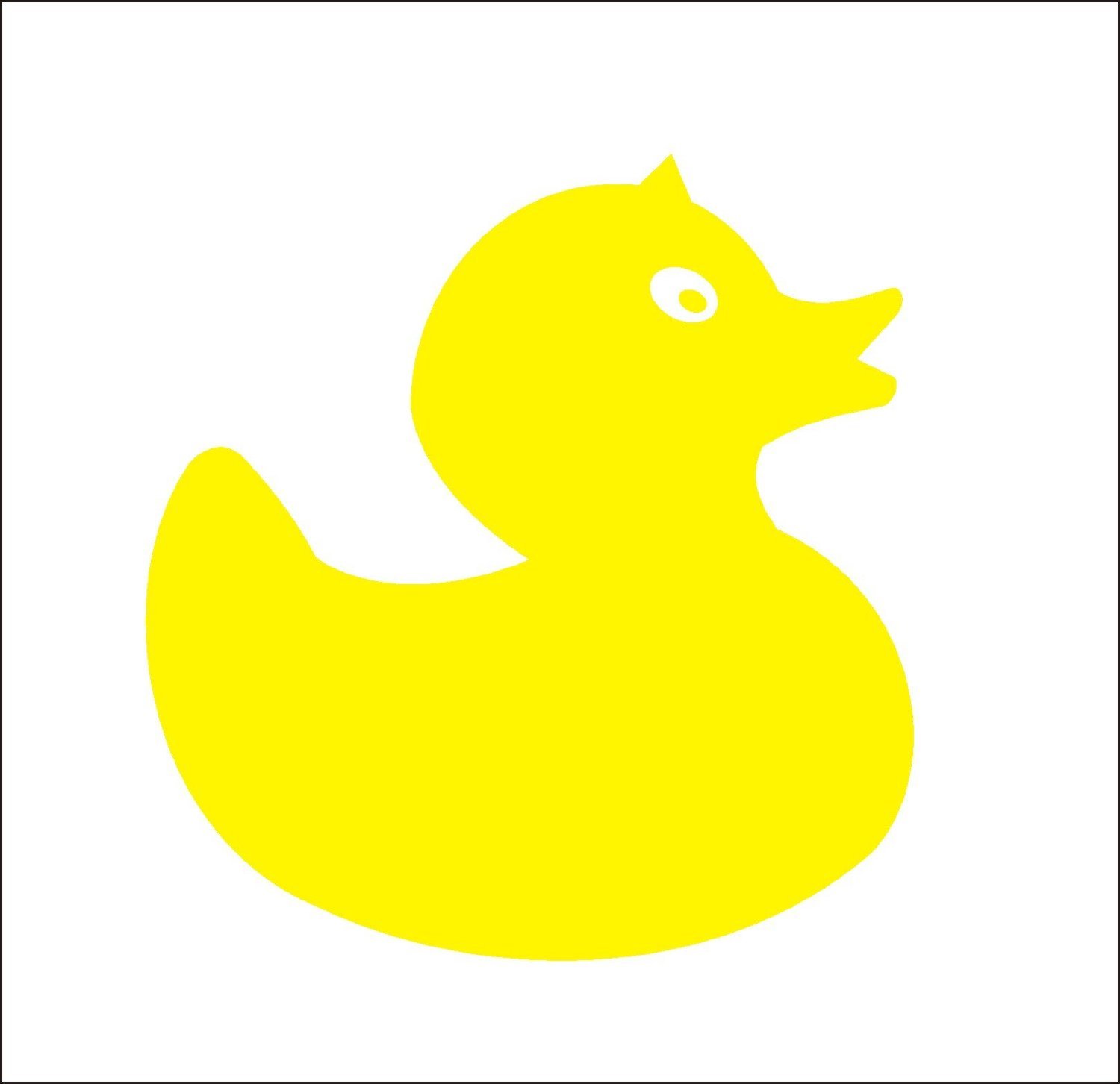 Fsss Ltd Yellow 10 X Duck Tile Transfer Stickers Kitchen Bathroom. (, 130Mm)