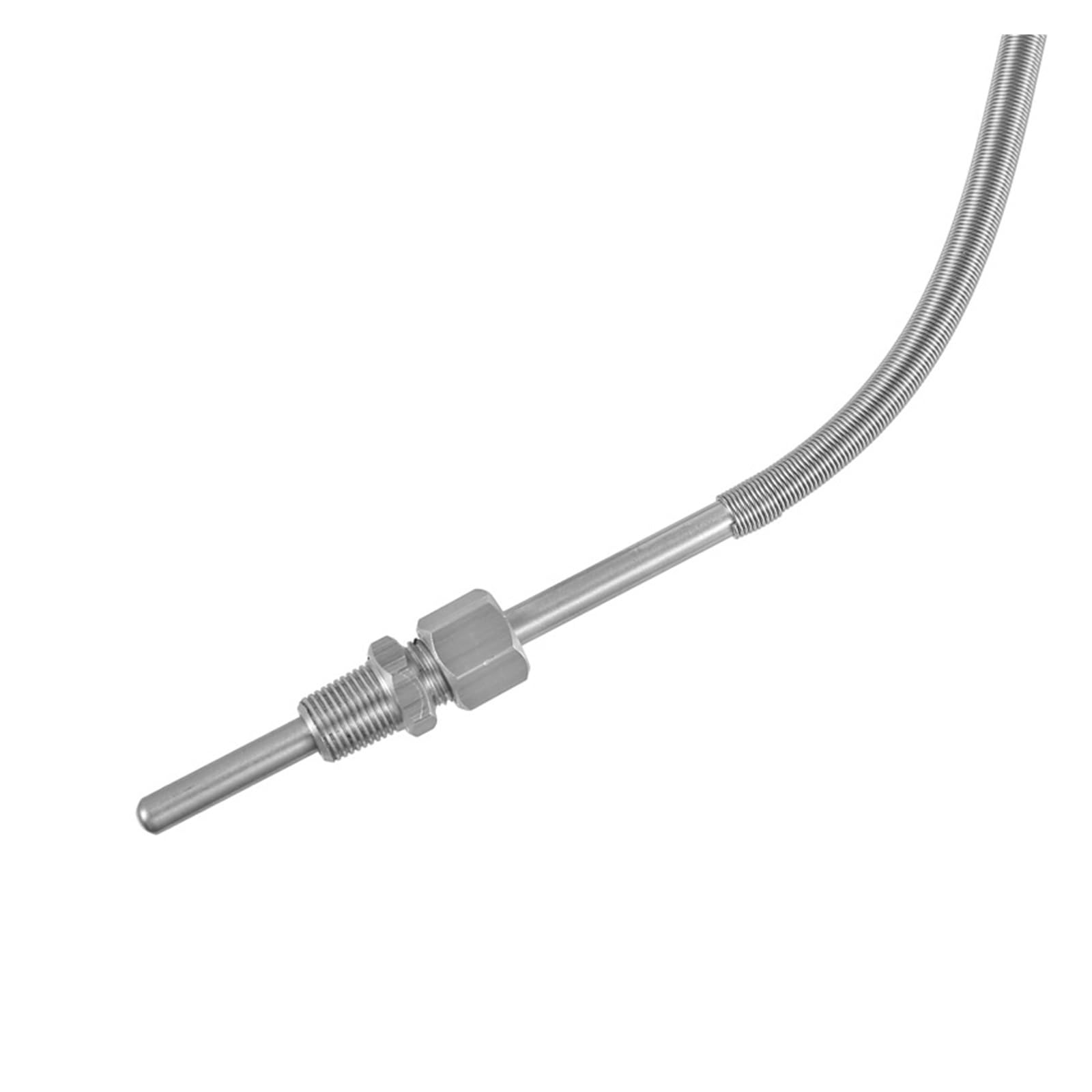 Sensor de temperatura expuesto de acero inoxidable móvil NPT de 1/8 ", Cable de 1M-8M for controlador(Cable 8m)