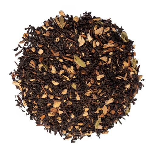 Image of Organic Positively Tea Company, Masala Chai Black Tea, Loose Leaf, 16 Ounce