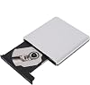 External BlurayDVD Drive for PC, USB3.0 Blu Ray Player, Laptop PC External Optical Drive Disc Burner DVD CD BD Writer Recorder
