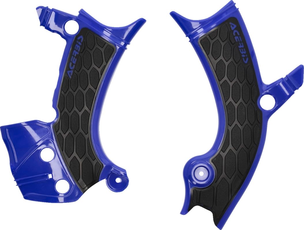 Acerbis 2981441034 X-Grip Frame Guards - Blue/Black