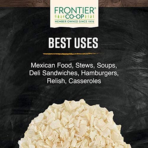 Miniatura 5 de Cebolla, picada blanca, orgánica certificada, 1 libra, 16 onzas (paquete de 4)