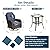 Outdoor Luxury High Back Cushion Swivel Rocking Chair, 360 Degree Patio Swivel Chair, 3 Piece Wicker Furniture Set, 2 Wide Armrest Swivel Rocking Chairs and 1 Side Table for Patio, Indoor, Pool, etc