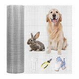 Zorplymnac Malla Electrosoldada Galvanizada Disponible En Varios Tamaños Acero inoxidable Malla Ganadera Cercado Para Cerdos Y Cabras En Patios,30mm*10m