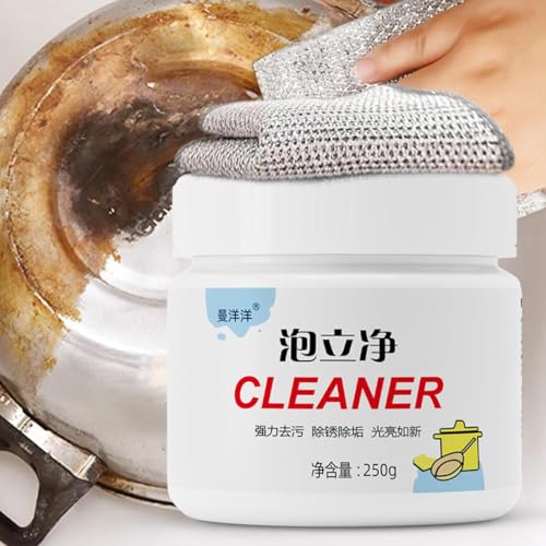 Image of All-in-One Rust Remover Powder with (1 Pic) Non-Scratch Disk cloth, Wash Ultimate Rust RemovaL, Multipurpose Kitchen Rust Remover Advanced Rust Removal for All Surfaces (250gm, 1 Pic)
