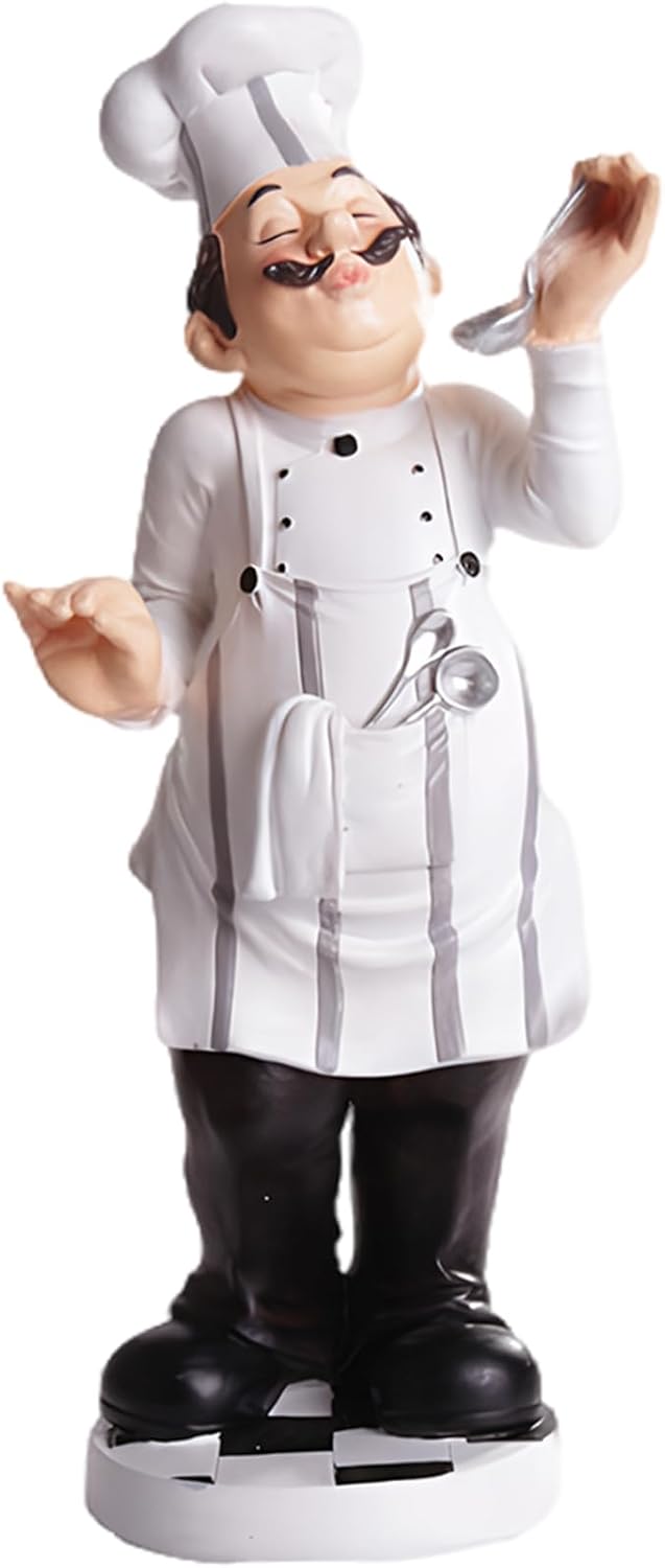 Fat Chef Statue Kitchen Decor