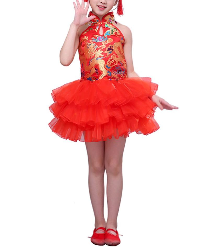 Tutu de danse pour spectacle de ballet Casse-Noisette, costume de danse chinoise femme